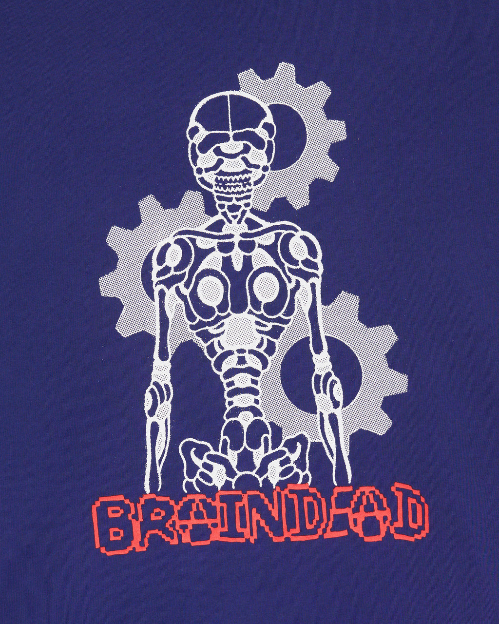 Skeletal Gear L/S Tee, Navy Brain Dead This is the perfect time to